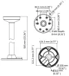 HIKVISION camera holder DS-1471ZJ-135 compatible with D6xx series cameras thumbnail (2 of 2)