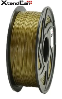 XtendLAN PLA filament 1,75mm bronzovej farby 1kg (1 of 1)