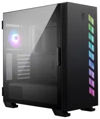 MSI behuizing MAG VAMPIRIC 300R zonder bron links temp. glas 1x 120mm ARGB ventilator 1x USB3.1 Type-C 2x USB3.0 zwart (1 of 8)