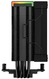 DEEPCOOL охладител AK400 Цифров 120 мм вентилатор 4x топлинни тръби PWM пълен черен цифров дисплей thumbnail (4 of 6)