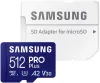 Samsung micro SDXC 512GB PRO Plus + SD adapteris