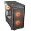 Корпус для ПК COUGAR MX600 Black Mini Tower Mesh Передня панель 2 x 160 мм + 1 x 120 мм вентилятори Прозора ліва панель thumbnail (2 of 23)