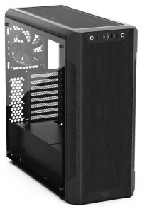 SilentiumBoîtier PC MidT Armis AR7 TG Noir 2x USB 3.0 3x 120mm ventilateur côté verre-verre noir (1 of 5)