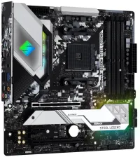 ASRock B550M Steel Legend AM4 4x DDR4 DIMM HDMI DP 2x M.2 USB-C mATX (1 of 4)