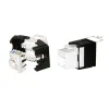 Prise XtendLan Keystone RJ45 CAT6 UTP snap-on blanc-noir thumbnail (1 of 1)