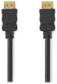 NEDIS High Speed ​​​​HDMI-kabel med Ethernet HDMI-stik - HDMI 4K@30Hz sort 1m (1 of 2)