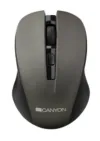 Mouse ottico wireless CANYON CMSW1 risoluzione regolabile 800 1000 1200 dpi 4 tasti ricevitore nano USB grigio thumbnail (1 of 3)