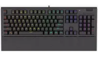 Endorfy клавиатура за игри Omnis Kailh BL RGB USB син превключвател жичен механичен US оформление черен RGB (1 of 8)