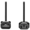 NEDIS Stromverlängerungskabel, Stecker IEC-320-C14, Stecker IEC-320-C13, schwarz, Bulkware, 5 m thumbnail (1 of 2)