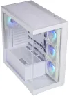 Case BitFenix ​​CETO ATX 4x ventole 120mm FRGB 2x USB 3.0 USB-C vetro temperato bianco thumbnail (2 of 12)