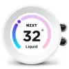 NZXT воден охладител Kraken 360 ELITE RGB 3x120mm RGB вентилатор 4-пинов PWM LCD бял thumbnail (3 of 3)