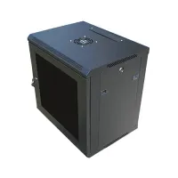 DATACOM 19" zidni ormarić 12U 450mm crna staklena vrata (1 of 2)