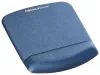 Tappetino per mouse e polso FELLOWES PlushTouch blu