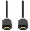 Câble NEDIS High Speed ​​​​HDMI 2.0 avec Ethernet 4K@60Hz connecteurs plaqués or HDMI-HDMI boîtier anthracite 10m thumbnail (2 of 2)