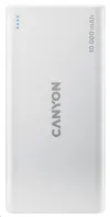 CANYON power bank PB-108W 10000mAh Li-polVhod 5V (MicroUSB Lightning - Apple) Izhod 5V (2xUSB-A) bela thumbnail (2 of 4)