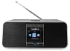 NEDIS internetradio strøm 42W FM DAB+ Internet Bluetooth Wi-Fi USB 35mm stik sort thumbnail (1 of 6)