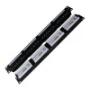 DATACOM Patch panel 19" UTP 24 portar CAT5E DUAL 1U BK (4x6p) thumbnail (1 of 1)