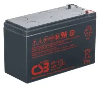 CSB Pb Backup Batterie VRLA AGM 12V 7.2Ah (GP1272 F2) (1 of 2)