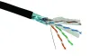 Solarix Cable FTP PE wire c6 outdoor 500m spool black SXKD-6-FTP-PE
