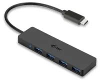 I-tec USB Slim HUB 4 puertos Puerto USB 3.0 para dispositivo USB-A a USB 3.1 Tipo C negro (1 of 2)