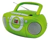 Soundmaster SCD5100GR CD přehrávač Přehrávač Kazet FM rádio Zelený