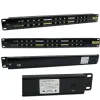 POE Patch panel UTP cat.5e 12p 1U Black (19" rack version) thumbnail (2 of 2)