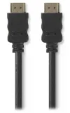 Kabel NEDIS High Speed ​​​​HDMI z pozłacanymi złączami Ethernet HDMI-HDMI 4K czarny 2m thumbnail (2 of 2)