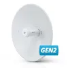 Ubiquiti PowerBeam 5AC GEN2 - AP client 5GHz antenna 25dBi MIMO2x2 airMAX AC 1x Gbit RJ45 PoE 24V