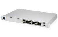 Ubiquiti UniFi Switch Professional 24 PoE – 24x Gbit RJ45 2x SFP+ 16x PoE 802.3af, 8x 802.3bt (PoE biudžetas 400 W) (1 of 4)