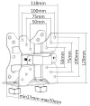 Neomounts Roghnaigh NM-TC100BLACK Sealbhóir Cliant Thin Dubh thumbnail (5 of 5)