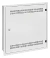 Solarix cabinet SOHO LC-18 to the wall with rails 2U 4U and 11U 550x550x150mm white RAL 9003 with frame for wall mounting