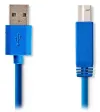 NEDIS kabel USB 3.2 zástrčka USB-A - zástrčka USB-B k tiskárně apod. modrý 3m thumbnail (2 of 2)