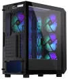 Endorfy cabinet Arx 500 ARGB ATX 4 x 140 ARGB fan (up to 7 fans) 2xUSB-A USB-C tempered glass mesh panel black thumbnail (9 of 11)