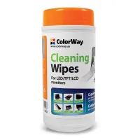 COLORWAY Cleaning wipes for LCD monitors Televisions Notebooks (1 of 3)