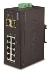 Planet IGS-1020TF Priemyselný Switch 8x 10 100 1000T 2x 100 1000X SFP -40~+75°C