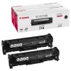 Canon originaltoner CRG-718BK 2-pack LBP-7200 7660 7680 MF-80x0 MF724 K Svart