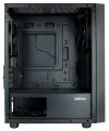 Корпус Zalman T3 PLUS mATX 2 x 120 мм вентилятор 2xUSB 2.0 USB 3.0 загартоване скло чорне thumbnail (3 of 3)