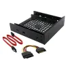 AKASA adapter for 3.5" HDD to 5.25" incl. of AK-HDA-12 cables thumbnail (2 of 2)