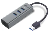 I-tec USB 3.0 HUB METAL 3 porty USB 3.0 na Gigabit Ethernet adaptér (RJ45) sivý (1 of 3)