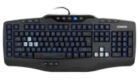 CRONO Tastatur CK3000 Gaming kabelgebunden mit Hintergrundbeleuchtung USB CZ+SK schwarz (1 of 2)