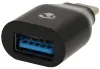 NEDIS adapter USB 3.0 kontakt USB-C - uttag USB-A svart