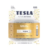 TESLA GOLD+ alkalická batéria AAA (LR03 mikrotužková blister) 4 ks (1 of 1)