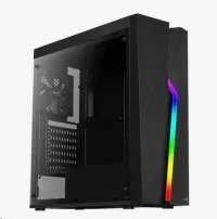 Aerocool ML G Bolt-A-BK-v1 Mid Tower ATX gabinete sem fonte de alimentação 2xUSB 2.0 1xUSB 3.0 preto RGB (1 of 3)