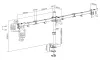 Neomounts FPMA-D550D3BLACK Držač stolnog zaslona 10-27" VESA stezaljka 100X100 nosivost 3x6kg 3 zaslona crna thumbnail (3 of 3)