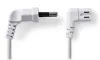 NEDIS power cable EURO plug (angled) - connector IEC-320-C7 (angled left) white 2m thumbnail (2 of 2)