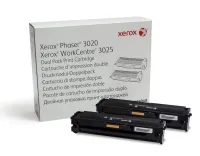 Xerox originele toner 106R03048 voor Phaser 3020 3025 2x 1500s zwart (1 of 1)