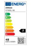 Solas pendant IMMAX NEO LIMITADO SMART 80cm 48W dubh Zigbee 3.0 TUYA thumbnail (3 of 7)