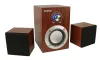 CRONO enceinte CS-2106H 2.1 2x 3W + caisson de basses 10W jack 3,5mm en bois marron thumbnail (1 of 1)