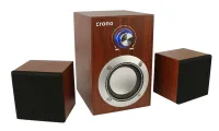 Динамик CRONO CS-2106H 2.1 2x 3 Вт + сабвуфер 10 Вт, разъем 3,5 мм, деревянный, коричневый (1 of 1)