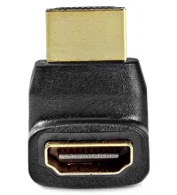 NEDIS adaptér HDMI konektor HDMI - zásuvka HDMI uhlový 270 ° čierny (1 of 5)